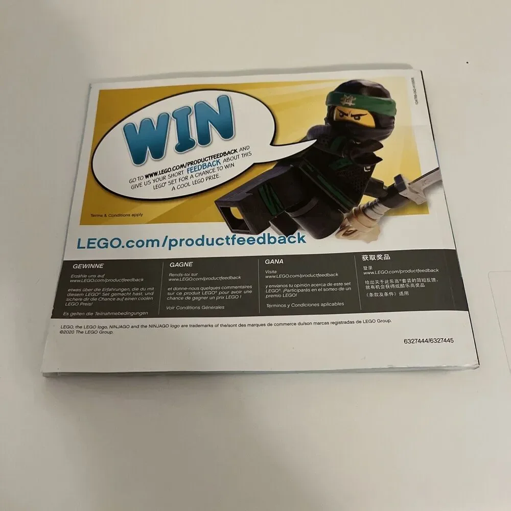 LEGO Ninjago Legacy 71704 Instruction Manual Only